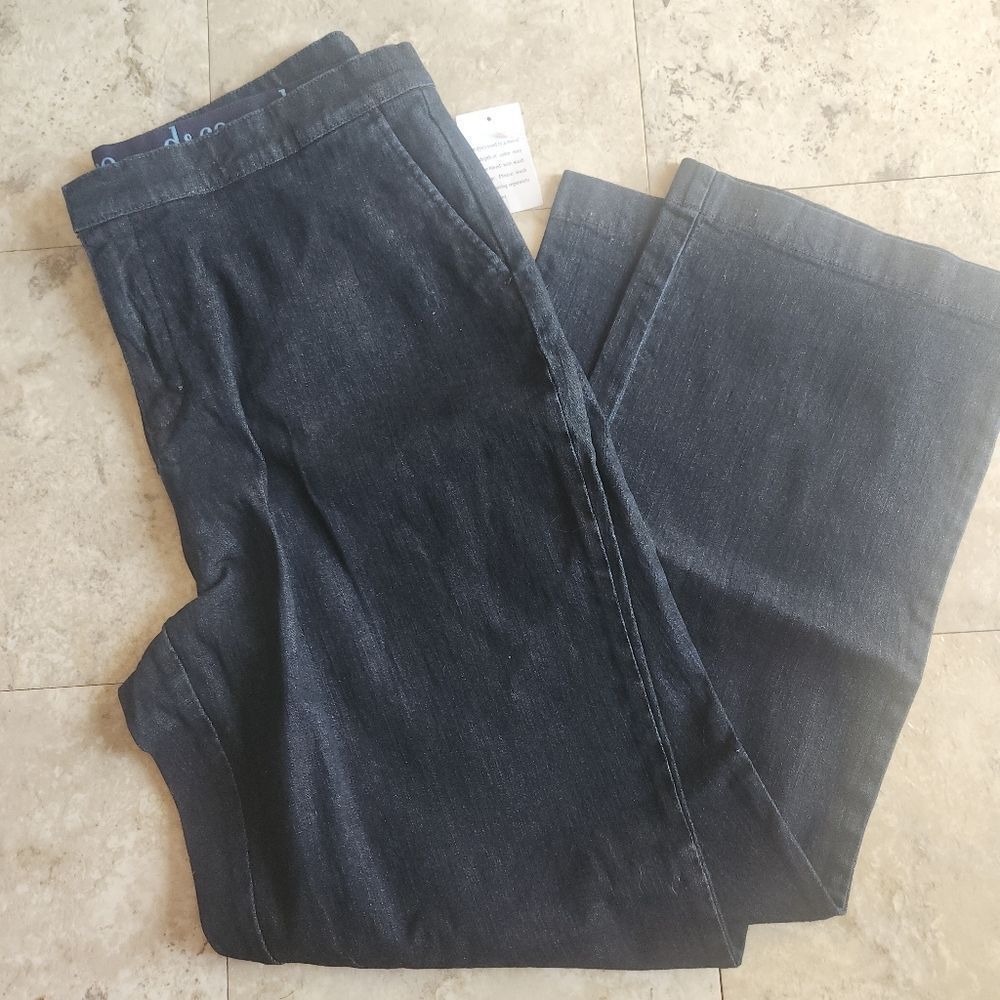 72 D&C Denim & Co plus sz 20 dark wash jeans